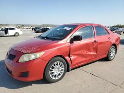 Salvage cars for sale at Grand Prairie, TX auction: 2009 Toyota Corolla Base