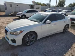 Salvage cars for sale at Oklahoma City, OK auction: 2014 Infiniti Q50 Hybrid Premium