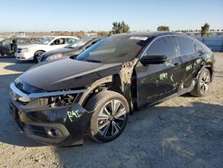 Salvage cars for sale at Antelope, CA auction: 2017 Honda Civic EXL