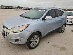 Salvage cars for sale at San Antonio, TX auction: 2012 Hyundai Tucson GLS