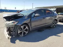 Salvage cars for sale from Copart Anthony, TX: 2015 Honda Civic SI