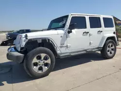 Jeep salvage cars for sale: 2016 Jeep Wrangler Unlimited Sahara