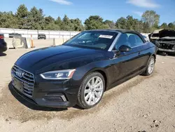 Salvage cars for sale at Elgin, IL auction: 2018 Audi A5 Premium Plus