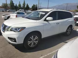 Nissan salvage cars for sale: 2018 Nissan Pathfinder S