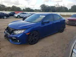 Carros salvage sin ofertas aún a la venta en subasta: 2017 Honda Civic Sport