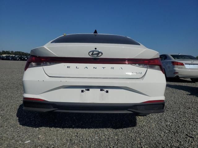 2022 Hyundai Elantra Blue