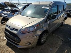 Salvage cars for sale at Elgin, IL auction: 2016 Ford Transit Connect XLT