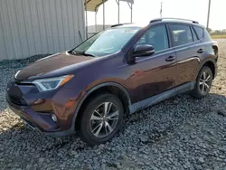 Salvage cars for sale at Tifton, GA auction: 2017 Toyota Rav4 XLE