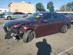 Salvage cars for sale at Moraine, OH auction: 2019 KIA Optima LX