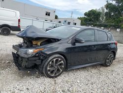 Salvage cars for sale at Opa Locka, FL auction: 2017 Toyota Corolla IM