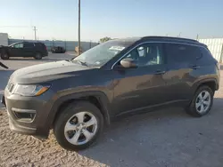 Salvage cars for sale at Andrews, TX auction: 2019 Jeep Compass Latitude