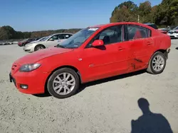 Salvage cars for sale at Concord, NC auction: 2007 Mazda 3 S