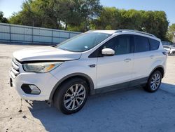 Salvage cars for sale at Corpus Christi, TX auction: 2017 Ford Escape Titanium