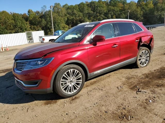 2018 Lincoln MKX Reserve