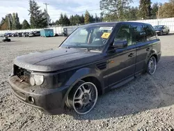 Salvage cars for sale at Graham, WA auction: 2007 Land Rover Range Rover Sport Supercharged