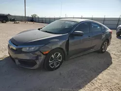 Salvage cars for sale at Andrews, TX auction: 2018 Honda Civic LX