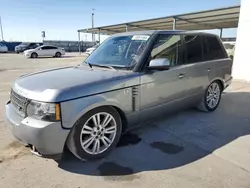 Salvage cars for sale at Anthony, TX auction: 2012 Land Rover Range Rover HSE Luxury