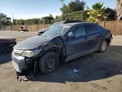 Salvage cars for sale from Copart San Martin, CA: 2014 Toyota Camry L