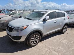 Salvage cars for sale at Arcadia, FL auction: 2015 KIA Sportage LX