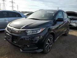 Salvage cars for sale at Elgin, IL auction: 2019 Honda HR-V Sport