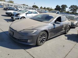 Salvage cars for sale at Sacramento, CA auction: 2017 Tesla Model S