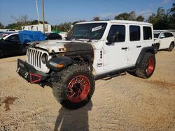 Salvage cars for sale at Theodore, AL auction: 2021 Jeep Wrangler Unlimited Rubicon