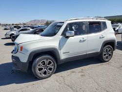 Salvage cars for sale at Las Vegas, NV auction: 2017 Jeep Renegade Limited