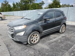 Salvage cars for sale from Copart Apopka, FL: 2018 Ford Ecosport SE