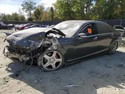 Salvage cars for sale at Waldorf, MD auction: 2007 Mercedes-Benz S 550 4matic