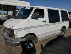 Salvage cars for sale at Fresno, CA auction: 2000 Dodge RAM Van B1500