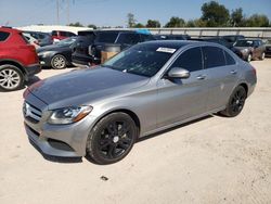 Salvage cars for sale at Oklahoma City, OK auction: 2016 Mercedes-Benz C 300 4matic