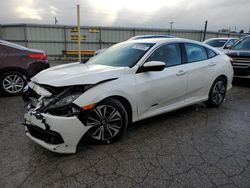 Salvage cars for sale at Dyer, IN auction: 2016 Honda Civic EXL