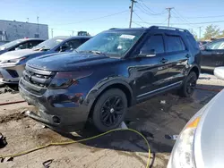 Salvage cars for sale at Chicago Heights, IL auction: 2015 Ford Explorer XLT