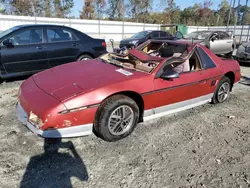 Vehiculos salvage en venta de Copart Spartanburg, SC: 1986 Pontiac Fiero SE