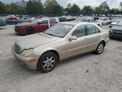 Salvage cars for sale at Madisonville, TN auction: 2001 Mercedes-Benz C 240