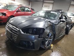 Salvage cars for sale at Elgin, IL auction: 2018 Audi S5 Prestige