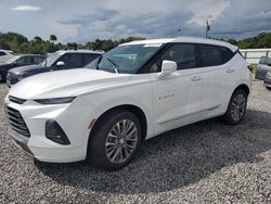 Chevrolet salvage cars for sale: 2019 Chevrolet Blazer Premier