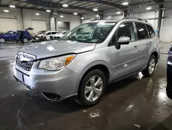 Salvage cars for sale at Ham Lake, MN auction: 2014 Subaru Forester 2.5I Premium