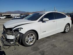 Salvage cars for sale at Sun Valley, CA auction: 2018 Ford Fusion SE Hybrid