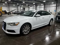 Salvage cars for sale at Ham Lake, MN auction: 2013 Audi A6 Prestige