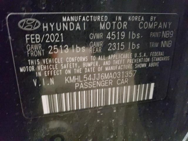 2021 Hyundai Sonata Hybrid