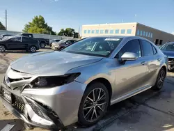 Salvage cars for sale at Littleton, CO auction: 2024 Toyota Camry SE Night Shade