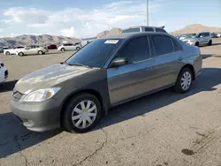 Salvage cars for sale at North Las Vegas, NV auction: 2005 Honda Civic LX