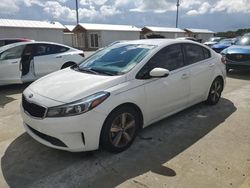 Salvage cars for sale at Riverview, FL auction: 2018 KIA Forte LX