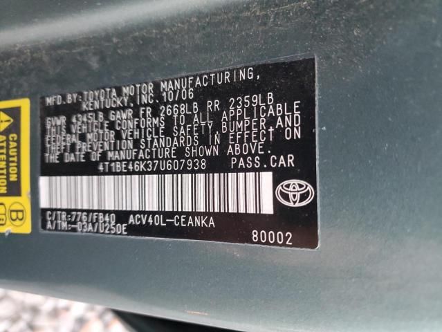 2007 Toyota Camry CE