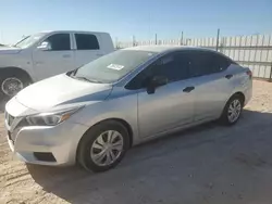 Salvage cars for sale at Andrews, TX auction: 2022 Nissan Versa S