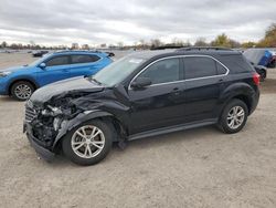 Chevrolet Equinox lt salvage cars for sale: 2017 Chevrolet Equinox LT