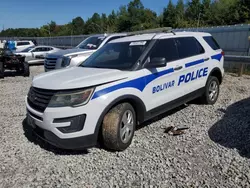 Salvage cars for sale at Memphis, TN auction: 2016 Ford Explorer Police Interceptor