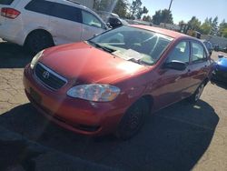 Toyota Corolla ce salvage cars for sale: 2008 Toyota Corolla CE