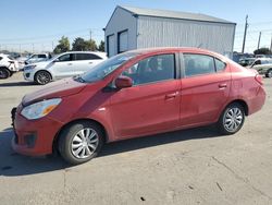 Mitsubishi salvage cars for sale: 2017 Mitsubishi Mirage G4 ES